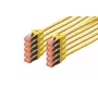 Digitus DK-1644-030-Y-10 CAT 6 S/FTP jungtinis kabelis 3 m, geltonas, 10 vnt. pakuotėje