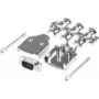 MH Connectors MHDM9-DM9P-K D-SUB kištukinių kontaktų rinkinys 180° 9 polių litavimo taurelė 1 vnt.