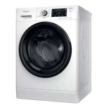 WHIRLPOOL Skalbimo mašina FFD 9489 BV EE, 9 kg, 1400 aps/min, Energijos klasė A, Gylis 63 cm, Inverterinis variklis, Juodos durelės