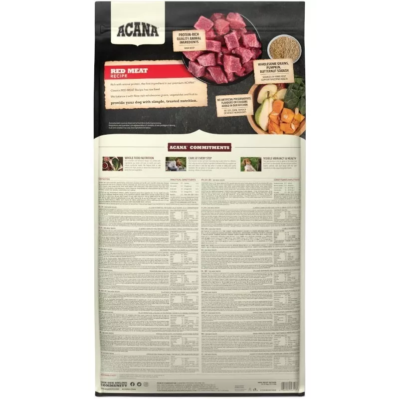 ACANA Classics Red Meat - sausas šunų ėdalas - 14,5 kg