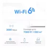 Mercusys Halo H80X (3 vnt.) belaidis maršrutizatorius Wi-Fi 6 tinklo sistema