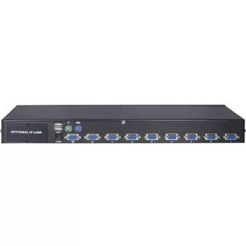 Inter-Tech KVM AS-9108DU Rack montuojamas juodas KVM jungiklis (88887233)