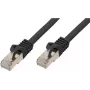Tinklo kabelis ShiverPeaks S/CONN Cat. 7 S/FTP 7,5 m Juodas