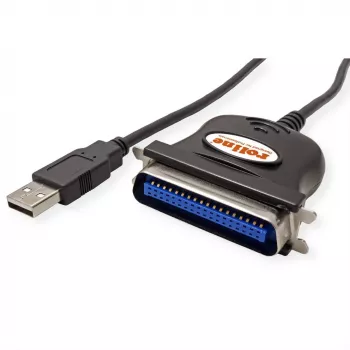 ROLINE 12.02.1092 Laido adapteris IEEE 1284 USB-A juodas (12.02.1092)