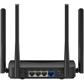 Stalinis maršrutizatorius MERCUSYS MR25BE EasyMesh Wi‑Fi 7 dviejų juostų 2,4/5 GHz, 3600 Mbps, 3× Gigabit LAN, 4 išorinės antenos
