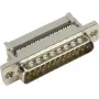 Harting D-SUB kaiščių antraštė 180° poliai: 37 IDC 09 66 428 6700 1 vnt.