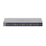 Valdomas Gigabit Ethernet jungiklis Netgear GS752TX, 48x RJ-45 10/100/1000, 10G palaikymas, 1U stovas, pilka