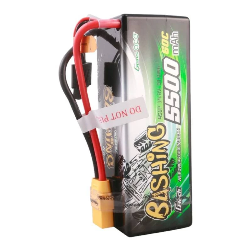 Gens ace G-Tech 5500mAh 4S1P 14.8V 60C HardCase RC automobilio Lipo akumuliatorius