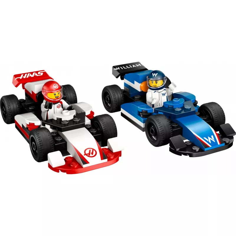 LEGO CITY 60464 F1 - Williams Racing ir Haas F1 lenktyniniai automobiliai