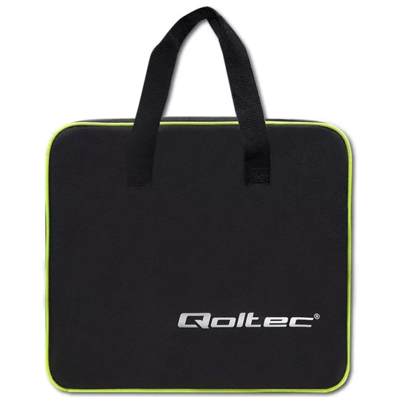 Qoltec Mobile EV automobilio įkroviklis reguliuojamas 2in1 Type2 | 7kW | 230V | CEE 3 kištukas | Wi-Fi | LCD | Nešiojamas | Wallbox | 5m