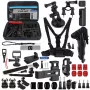 Puluz 43 dalių priedų rinkinys sportinėms kameroms (tinka Osmo Action 5 Pro, Ace Pro 2) PKT47