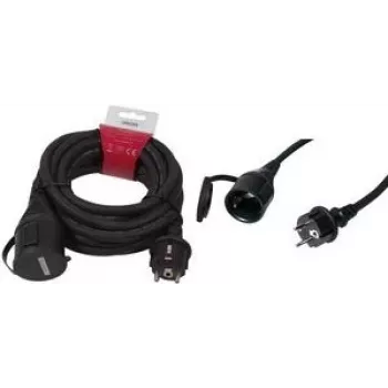 LogiLink - Ilginimo maitinimo laidas - CEE 7/7 (kištukinis lizdas) į CEE 7/7 (kištukas) - AC 250 V - 5 m