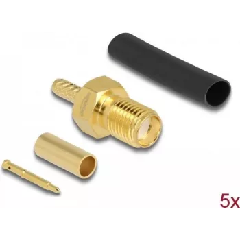 RP-SMA lizdas užspaudimui RG-174 / RG-316 DeLOCK 90044