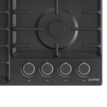 Gorenje GW642AB dujinė kaitlentė, 4 degikliai, juoda
