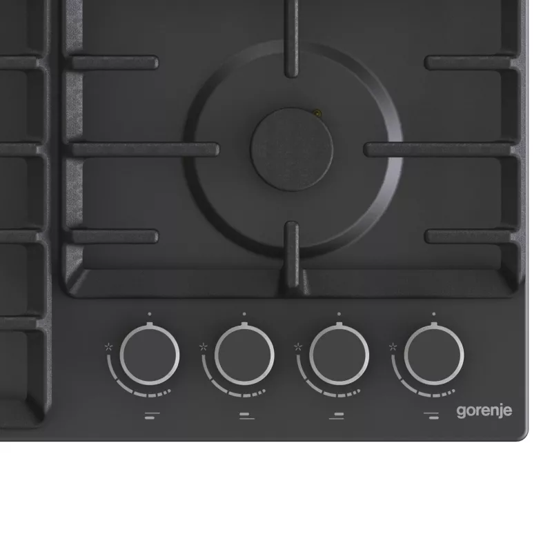 Gorenje GW642AB dujinė kaitlentė, 4 degikliai, juoda