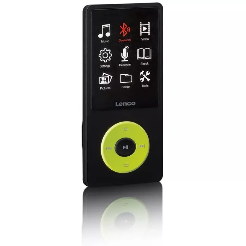 MP3 grotuvas Lenco Xemio-860GN 8 GB Juoda Liepa LCD 18h atkūrimas