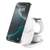 Vidinis belaidis įkroviklis Belkin UltraCharge 25W Qi2 3in1 Magnetinis apvalus baltas EU