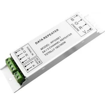 LED juostos stiprintuvas EUROLITE 50533000 12 V ir 24 V LED instaliacijoms