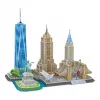 3D dėlionė CubicFun New York City City Line, 123 detalės, 370×420 mm, nuo 8 m.