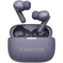 Canyon CNS-TWS10PL Ausinės ir Mikrofonas Tikras Belaidis Stereo (TWS) Į ausis Skambučiai/Muzika/Sportas/Kasdienis naudojimas USB Type-C Bluetooth Violetinė (CNS-TWS10PL)