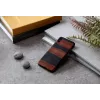 Dėklas Man & Wood iPhone XS Max apsauginis, kietas, juodas, medinis