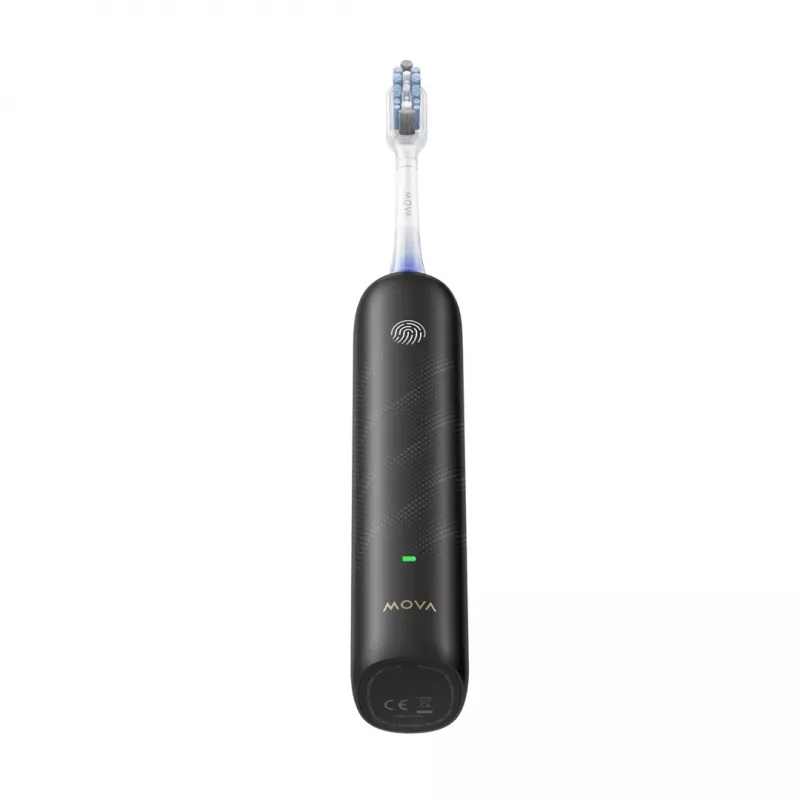 Elektrinis soninis dantų šepetėlis MOVA Fresh Pro Adult Black su įmontuota Li‑Ion baterija, 4 režimai