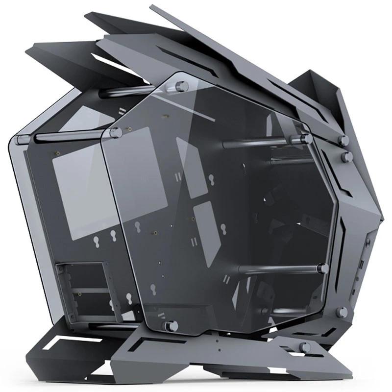 Jonsbo MOD3 Mini Micro-ATX korpusas su vitrininiu stiklu - Pilka - Bokštinis