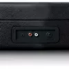 Lenco TT-115 juodas patefonas su diržine pavara, Bluetooth, USB-A, 3,5 mm ausinių lizdas, 4 W RMS, 33/45/78 aps./min.