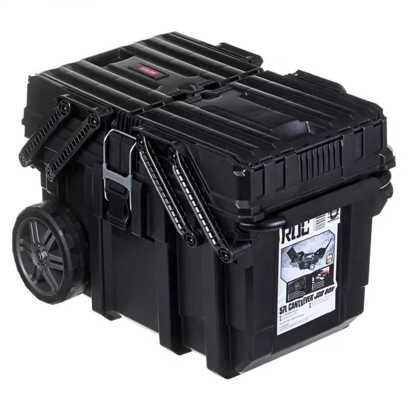 Dėžė įrankiams KETER CANTILEVER Job Box (17203037/238270) ant ratukų Juoda