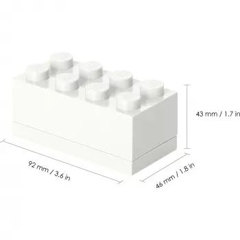 Lego LUNCH MINI 8 WHITE 40121735 (40121735)