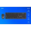 Savio KB-03 klaviatūros ir pelės rinkinys, laidas, USB, QWERTY JAV anglų, juoda