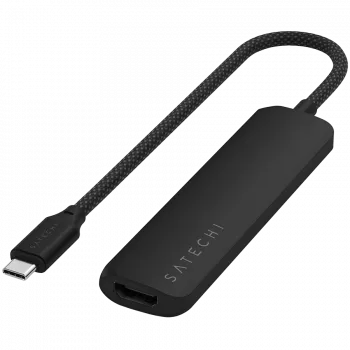 Satechi ST-P4SK USB-C 4-in-1 Slim Multiport Adapter 10 Gbit/s juodas