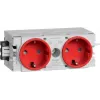 Hager Dado Trunking Plug-In modulis (P x A x G) 120 x 50 x 61 mm GS20003020 1 vnt. eismo raudona (GS20003020)