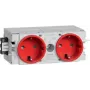 Hager Dado Trunking Plug-In modulis (P x A x G) 120 x 50 x 61 mm GS20003020 1 vnt. eismo raudona (GS20003020)