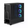 Korpusas Fractal Design Pop 2 Air Black TG RGB Midi Tower — ATX/Micro-ATX/Mini-ITX, 3x120mm priekyje, 1x120mm gale, 2.5 colio + 3.5 colio vietos