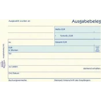 Avery 303 Blue - White - Yellow Verwaltungsbuch (303) Administracinė knyga