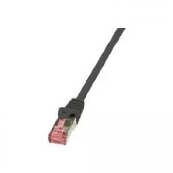 Tinklo kabelis LogiLink Cat.6 S/FTP RJ-45 1,5 m Juodas