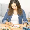 Ravensburger CreArt piešimo rinkinys – vyšnios (25514) – kūrybinis dažymo rinkinys suaugusiems ir paaugliams