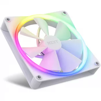 NZXT F140 RGB 140mm ventiliatorių dvynių paketas baltas