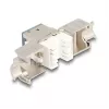 DeLOCK 88120 plokščias RJ-45 keystone modulis, pilkas, 10 vnt.