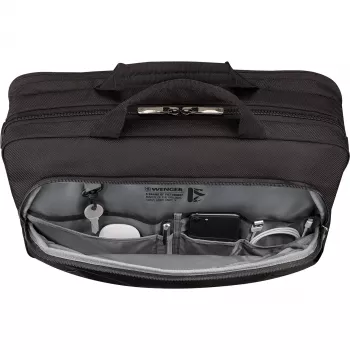 Portfelis Wenger XE 16 juodas, skirtas nešiojamiesiems kompiuteriams iki 40,6 cm (16 inch)
