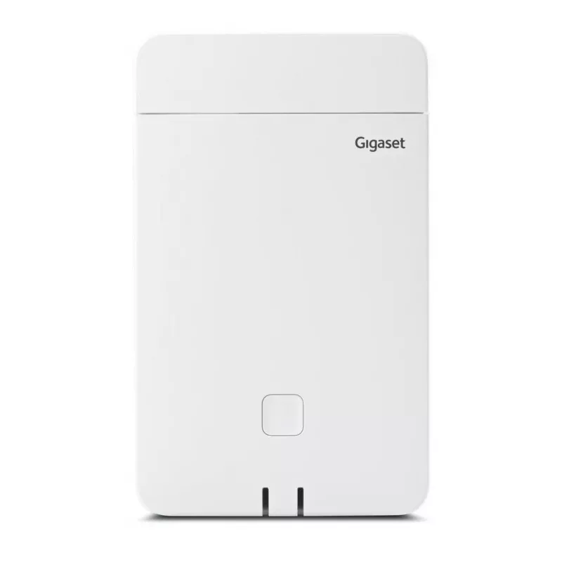 DECT bazinė stotis Gigaset N770 IP Pro – 120 kanalų, HTTPS/SIPS/SRTP/SSL/TLS, viduje 50 m, lauke 300 m, balta