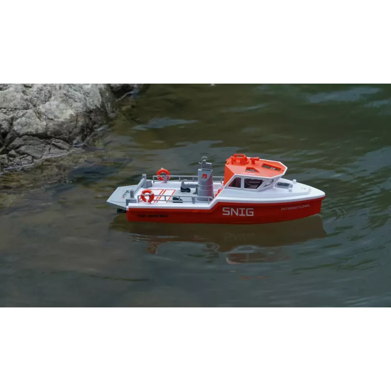 Amewi gelbėjimo valtis brushless Jetantrieb 320mm RTR balta/oranžinė (26116)