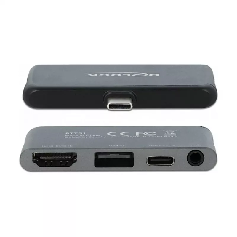 DeLOCK Mini Docking Station 4K 60 Hz