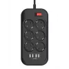 ColorWay CW-CHE64B lizdas su USB jungtimis, 10 A, 17 W