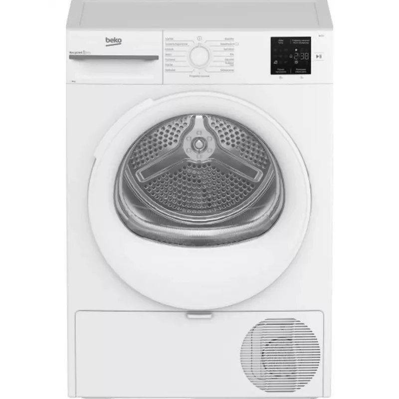 Beko BM3T3820W Laisvai pastatoma skalbyklė su džiovykle 8 kg A++ Balta