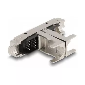 DeLOCK RJ45 mova LSA į LSA Cat.6A beįrankė juoda
