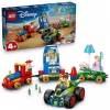 LEGO Disney Toy Story šventinis traukinys ir RC automobilis 43264 – 206 dalių, 4 minifigūrėlės, nuo 4 metų