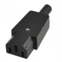 Microconnect C13PLUG maitinimo kištuko adapteris C13 juodas