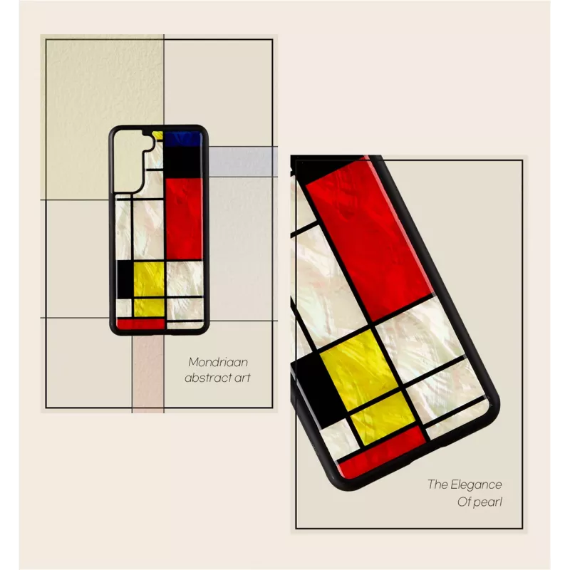Apsauginis dėklas iKins Modrian Black, skirtas Samsung Galaxy S21+